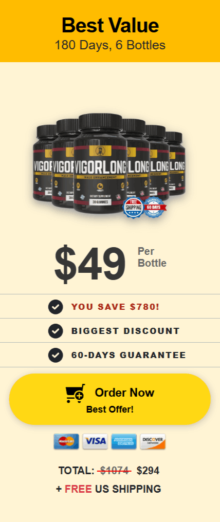 Vigor Long  price 6 bottle